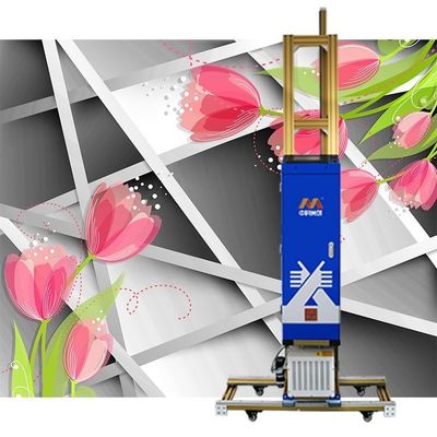 2880dpi 7 &quot; Lcd 터치 스크린 수직 벽 프린터 기계